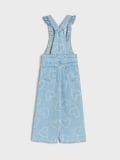Jeansowe ogrodniczki wide leg w serca - niebieski - SINSAY - small4