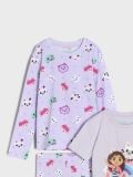 Bombažna pižama 2 kosa Gabby's Dollhouse - sivka - SINSAY - small9
