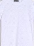 Bluza s ažurnim uzorkom - bijelo - SINSAY - small13