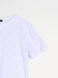 Bluza s ažurnim uzorkom - bijelo - SINSAY - small14
