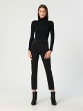 Koszulka z golfem - czarny - SINSAY - small5