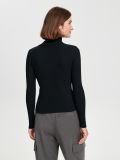Koszulka z golfem - czarny - SINSAY - small3
