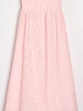 Midi čipkasta obleka - pastelno roza - SINSAY - small9