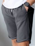 Slim fit šorts - srednjesivo - SINSAY - small1