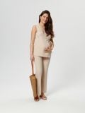 Spodnie MAMA - kremowy - SINSAY - small4