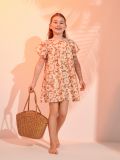 Kleid mit Raffung - Mehrfarbig - SINSAY - small1