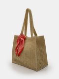 Punutud shopper-kott - nisukollane - SINSAY - small2