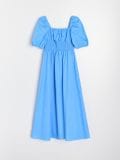 Vestito midi in cotone - blu pallido - SINSAY - small3