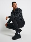Cargo-lõikega jogger-teksapüksid - must - SINSAY - small4
