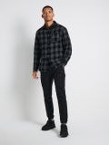 Cargo-lõikega jogger-teksapüksid - must - SINSAY - small3
