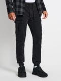 Cargo-lõikega jogger-teksapüksid - must - SINSAY - small6
