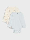 Bodi, 2 tk - kreemvalge - SINSAY - small1