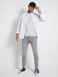Skinny fit farmerke - svetlo siva - SINSAY - small4