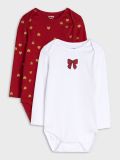Bodi, 2 tk - valge - SINSAY - small1