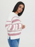 Sweter w paski - różowy - SINSAY - small3