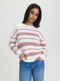 Sweter w paski - różowy - SINSAY - small5