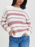 Sweter w paski - różowy - SINSAY - small1