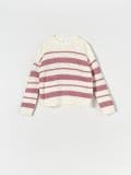 Sweter w paski - różowy - SINSAY - small2