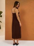 Midi obleka - temno rjava - SINSAY - small3