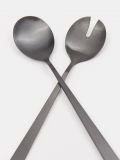 Salatbesteck, 2er-Pack - Schwarz - SINSAY - small3