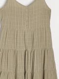 Vestito mini con effetto a balze - verde oliva - SINSAY - small10