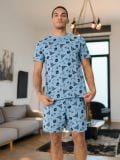 Dvodelna pidžama - steel blue - SINSAY - small5