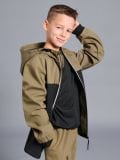 Jakna s kapuljačom ACTIVE - khaki - SINSAY - small3