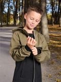 Jakna s kapuljačom ACTIVE - khaki - SINSAY - small1