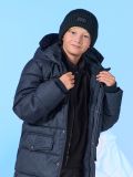 Prošiveni jakna - mornarsko - SINSAY - small9