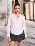 Сорочка slim fit - пастельний рожевий - SINSAY - small5