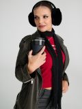 Šal s resama - crno - SINSAY - small3