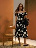 Rochie midi din bumbac - multicolor - SINSAY - small2