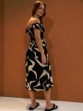 Rochie midi din bumbac - multicolor - SINSAY - small3