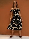 Rochie midi din bumbac - multicolor - SINSAY - small4