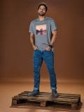 Blugi slim - albastru - SINSAY - small4