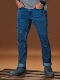 Blugi slim - albastru - SINSAY - small1