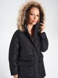 Jakna s kapuco - črna - SINSAY - small6