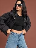 Kapuutsiga jope - must - SINSAY - small6