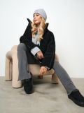Flare hlače - sivo - SINSAY - small3
