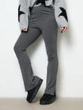 Flare hlače - sivo - SINSAY - small4