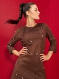 Haljina - braon - SINSAY - small1