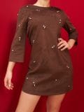 Haljina - braon - SINSAY - small3