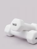 Uteži za roke GYM HARD - bela - SINSAY - small4