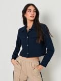 Kratki sako - mornarsko plava - SINSAY - small8
