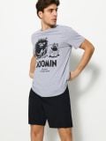 Dvodijelna pidžama The Moomins - siva - SINSAY - small3