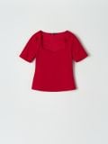 Bluzka - czerwony - SINSAY - small4