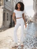 Helanki high waist - svetlo siva - SINSAY - small4