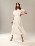 Bluzka hiszpanka - kremowy - SINSAY - small2