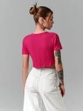 Crop top z vrvico - fuksije - SINSAY - small3