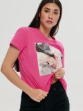 Barbie T-shirt with print - hot pink - SINSAY - small1